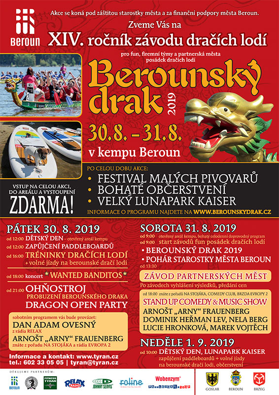 Berounský drak 2019 - plakát